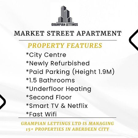 Market Street Apartments ✪ Grampian Lettings Ltd Aberdeen Esterno foto